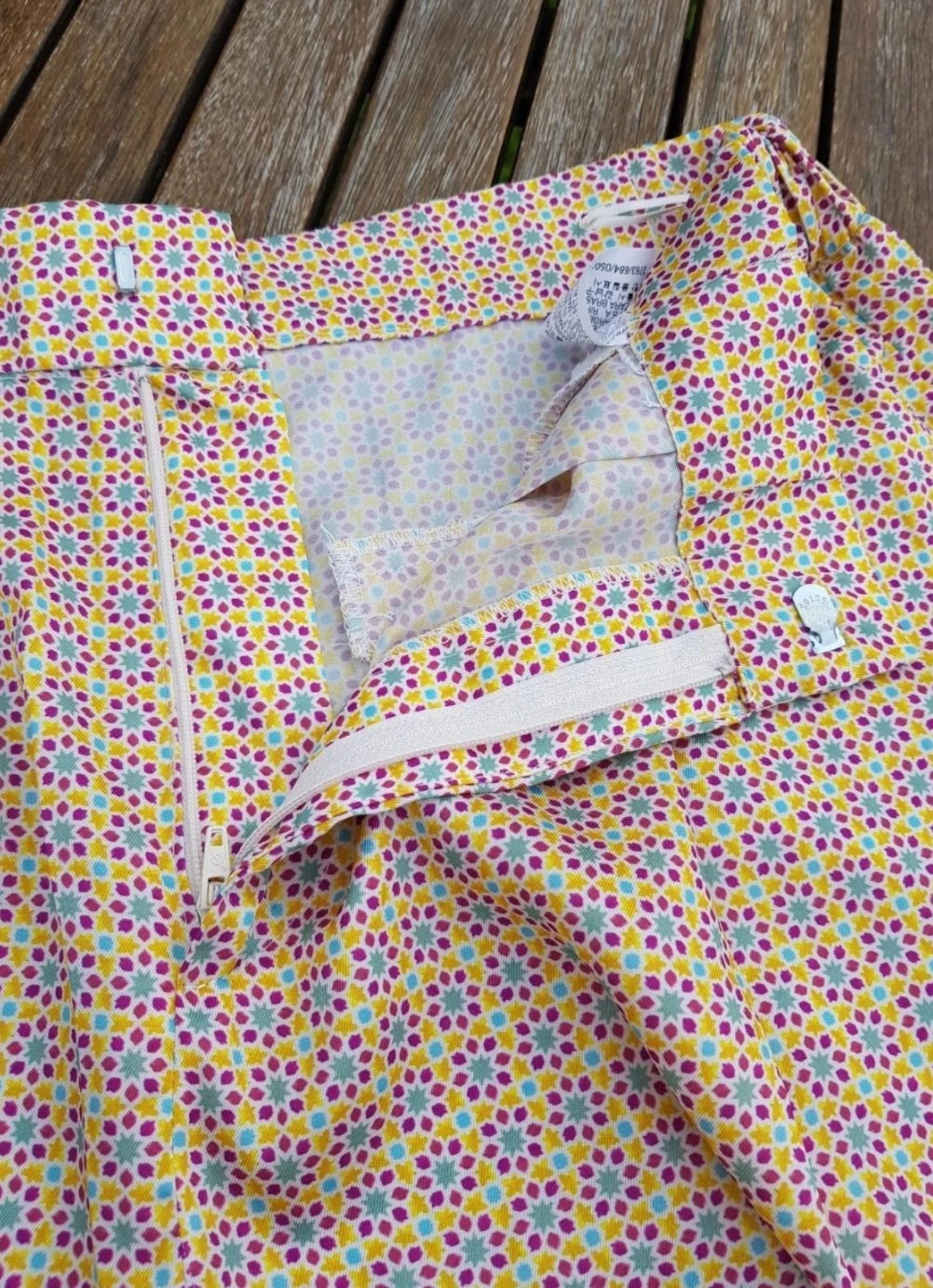 Short satinado estampado Zara L – photo 4